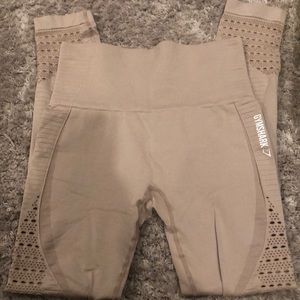 Gymshark tan seamless energy leggings